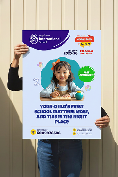 Mayflower International School branding and website design by Design Gama